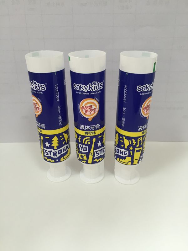 طباعة أوفست المصفوفة بـ Dia 35mm PBL Tube Packaging لـ معجون الأسنان للعناية الفموية